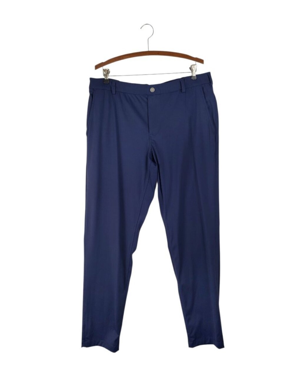 Redvanly Bradley Pull On Trouser Pants Navy Blue Stretch Mens XL 34" inseam